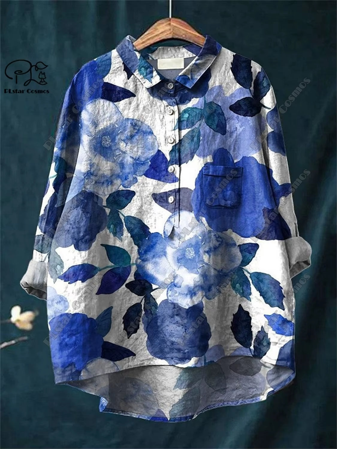 Retro Bloom: 3D Floral Open Tube Shirt for Bold Summer Vibes